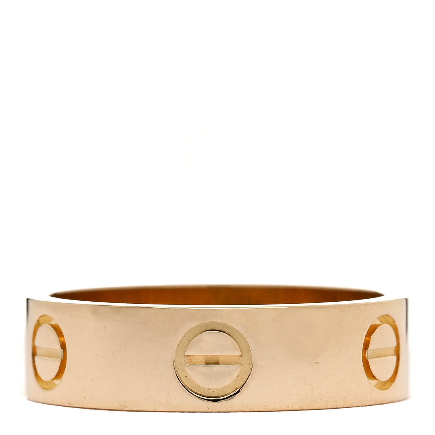 Cartier 18K Yellow Gold 5.5mm LOVE Ring 56 7.5 3 of 5