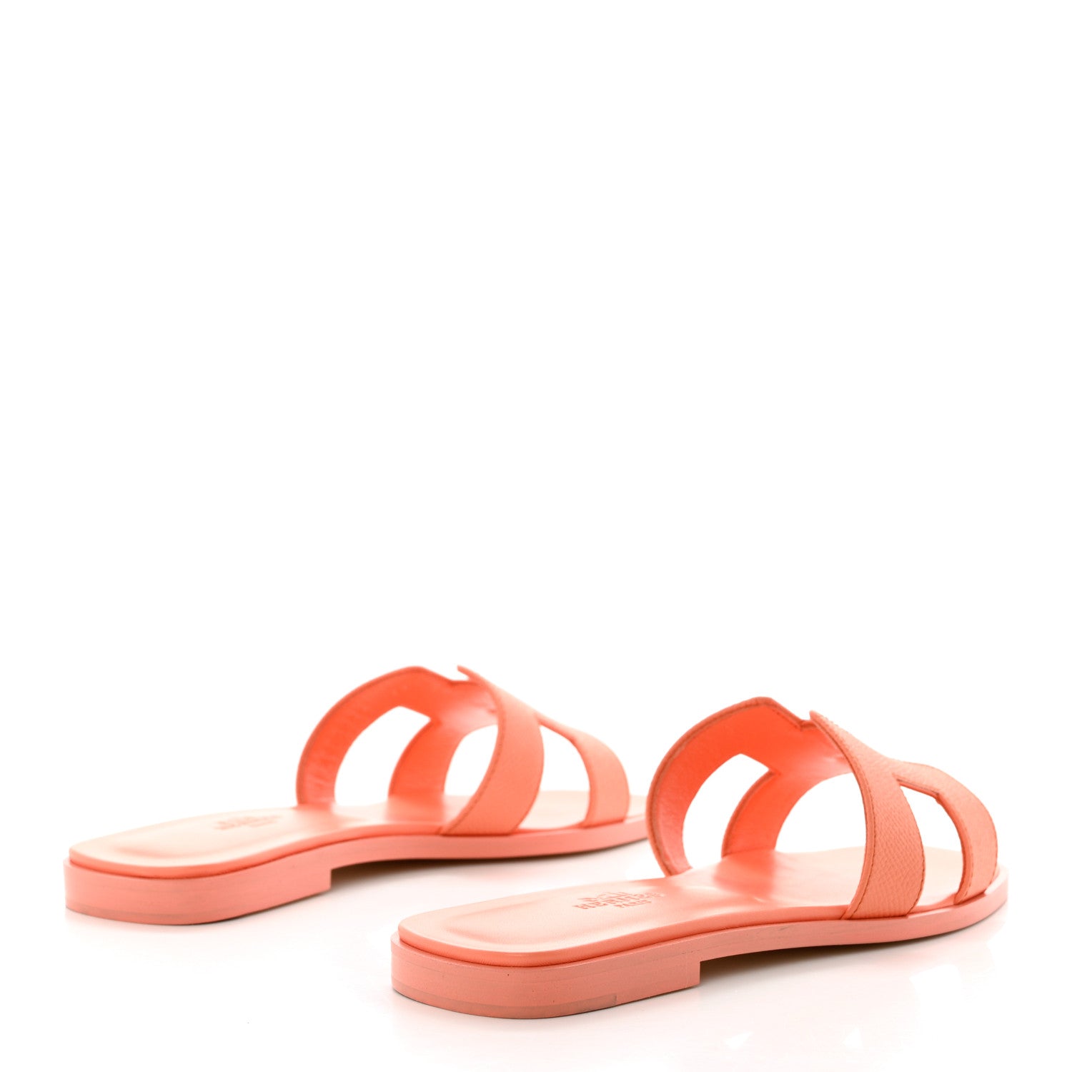 Hermes Epsom Oran Sandals 36 Orange Joey 4 of 9
