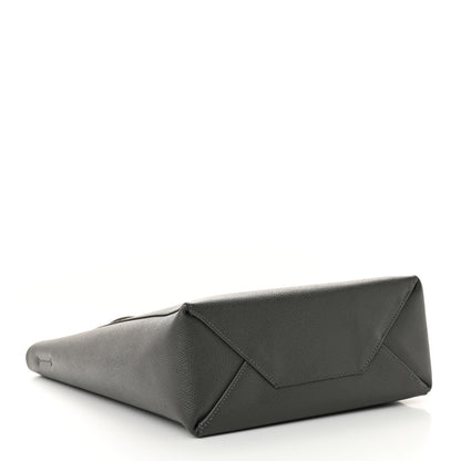 Celine Grained Calfskin Small Vertical Cabas Grey 4 of 11