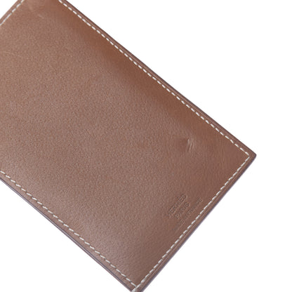 Hermes Epsom Barenia Evercolor Rooroo 3CC Card Holder Fauve Craie Amande Bleu De Malte 4 of 6