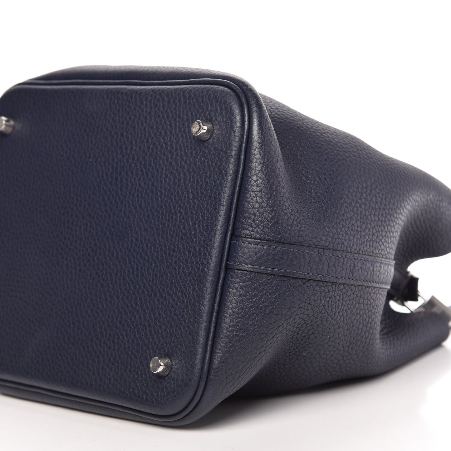 Taurillon Clemence Picotin Lock 22 MM Bleu Nuit