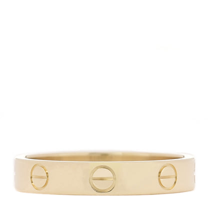 Cartier 18K Yellow Gold 3.5mm LOVE Wedding Band Ring 55 7.25 3 of 4