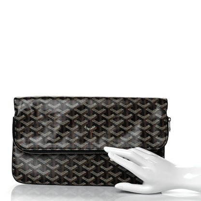 Goyard Goyardine Sainte Marie Soft Clutch Black 2 of 9