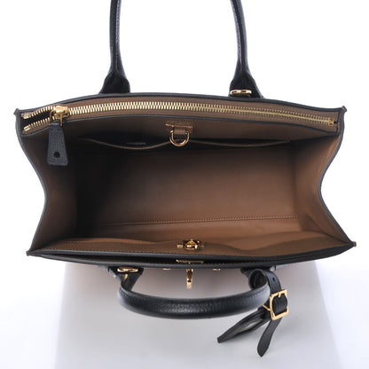 Louis Vuitton Taurillon City Steamer MM Sesame Kombu Black 6 of 6