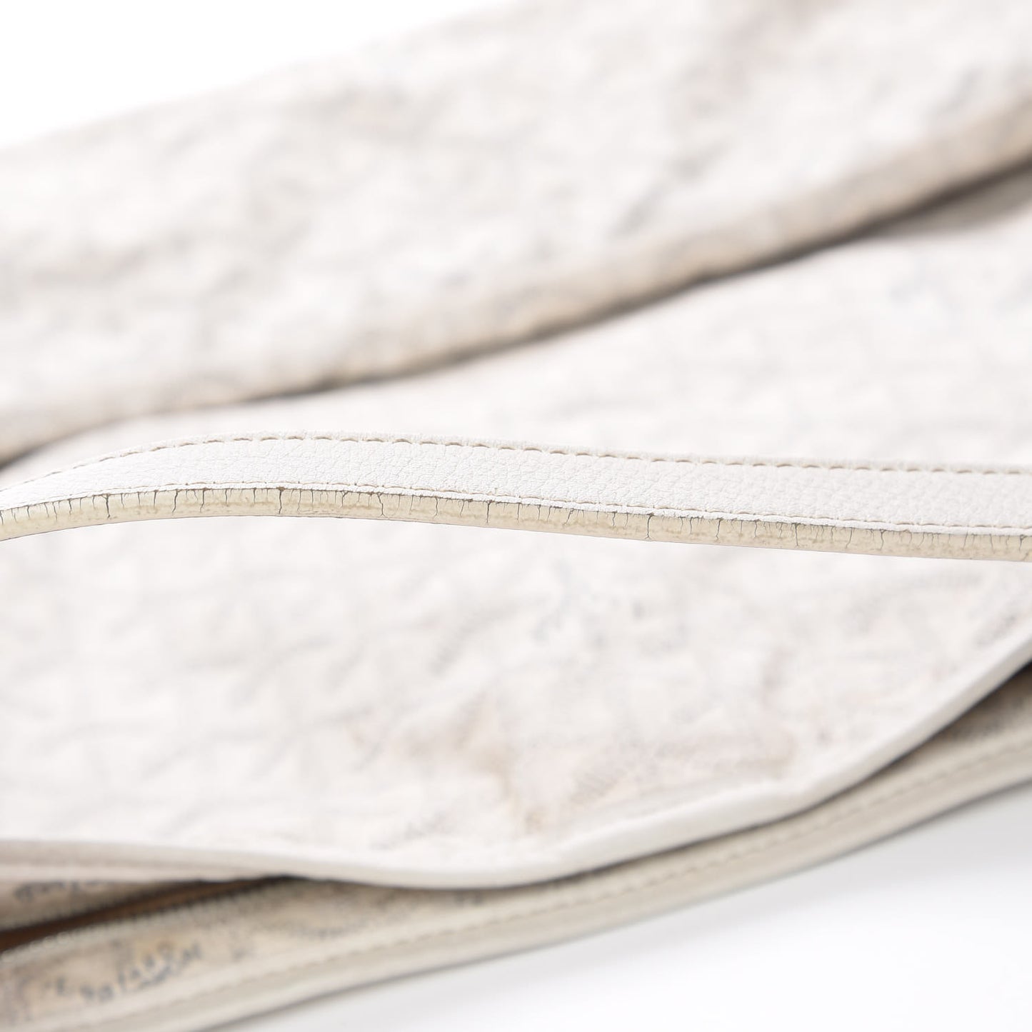 Goyardine Fidji Zip Hobo White