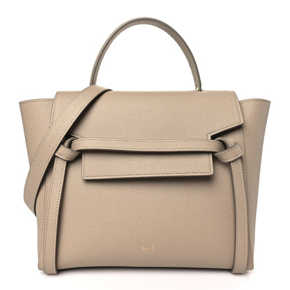 Celine Grained Calfskin Mini Belt Bag Light Taupe 1 of 9