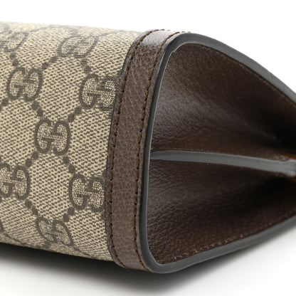 Gucci GG Supreme Monogram Web Small Ophidia Chain Shoulder Bag Brown 9 of 19