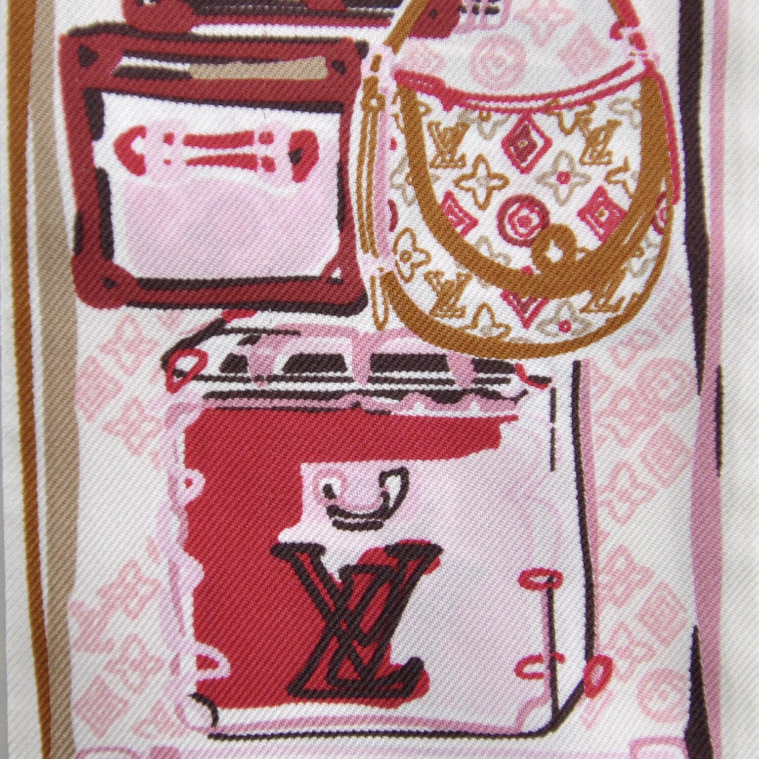 Louis Vuitton Silk Malles Bandeau Grenadine 7 of 10