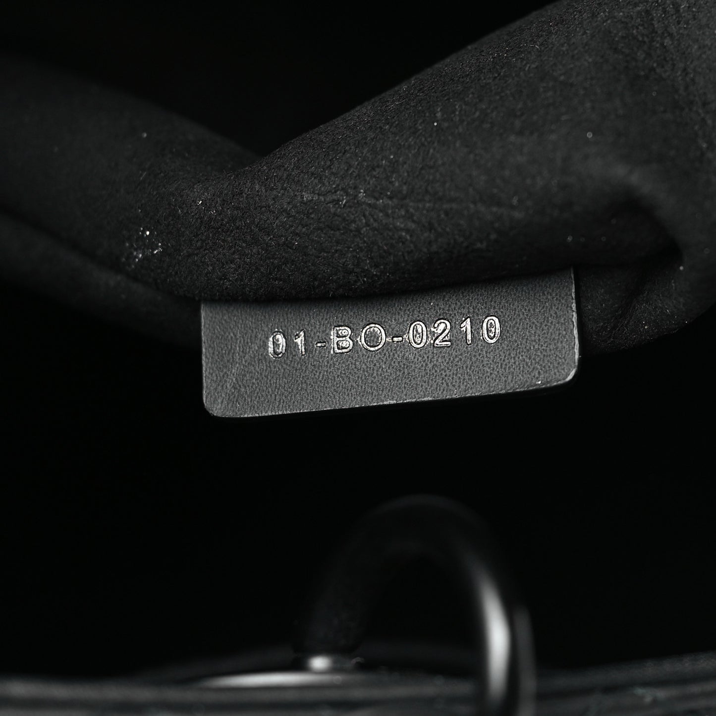 Ultra Matte Calfskin Cannage Large Lady Dior Black