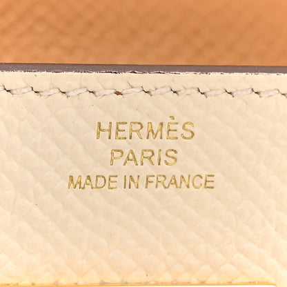 Hermes Epsom Verso Kelly Wallet To Go Nata Sesame 6 of 11