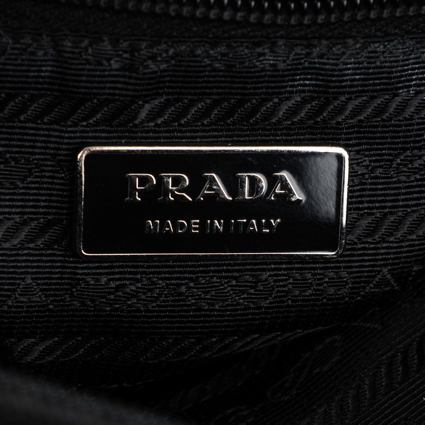 Nylon Vela Flat Messenger Bag Black