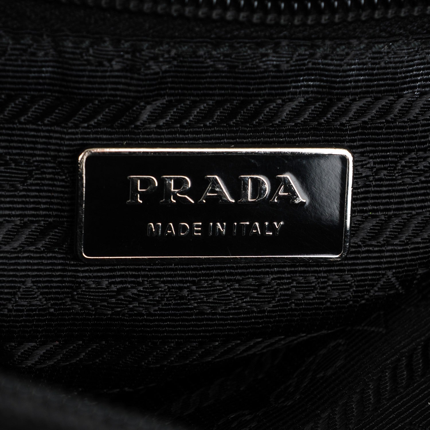 Prada Nylon Vela Flat Messenger Bag Black 6 of 7