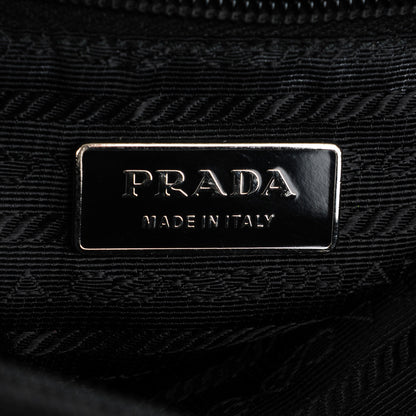 Prada Nylon Vela Flat Messenger Bag Black 6 of 7