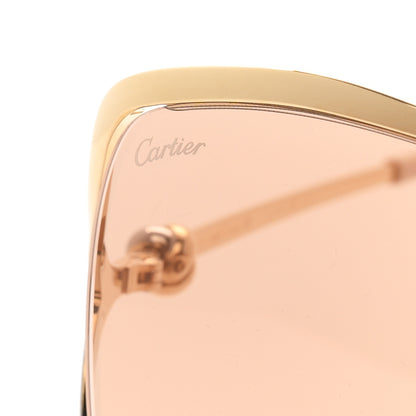 Cartier Metal Trinity Sunglasses CT0225SA Gold Silver 7 of 8