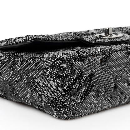 Chanel Sequin Mini Rectangular Single Flap Black 11 of 12