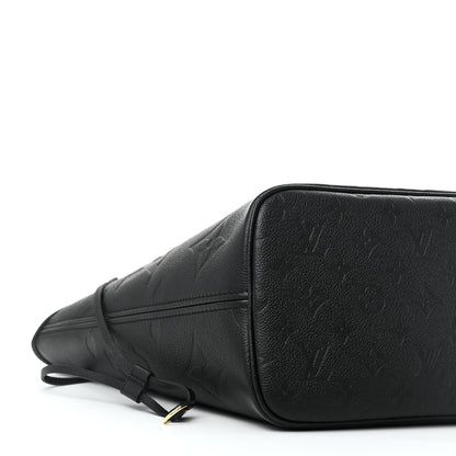 Louis Vuitton Empreinte Monogram Giant Neverfull MM Black 9 of 10