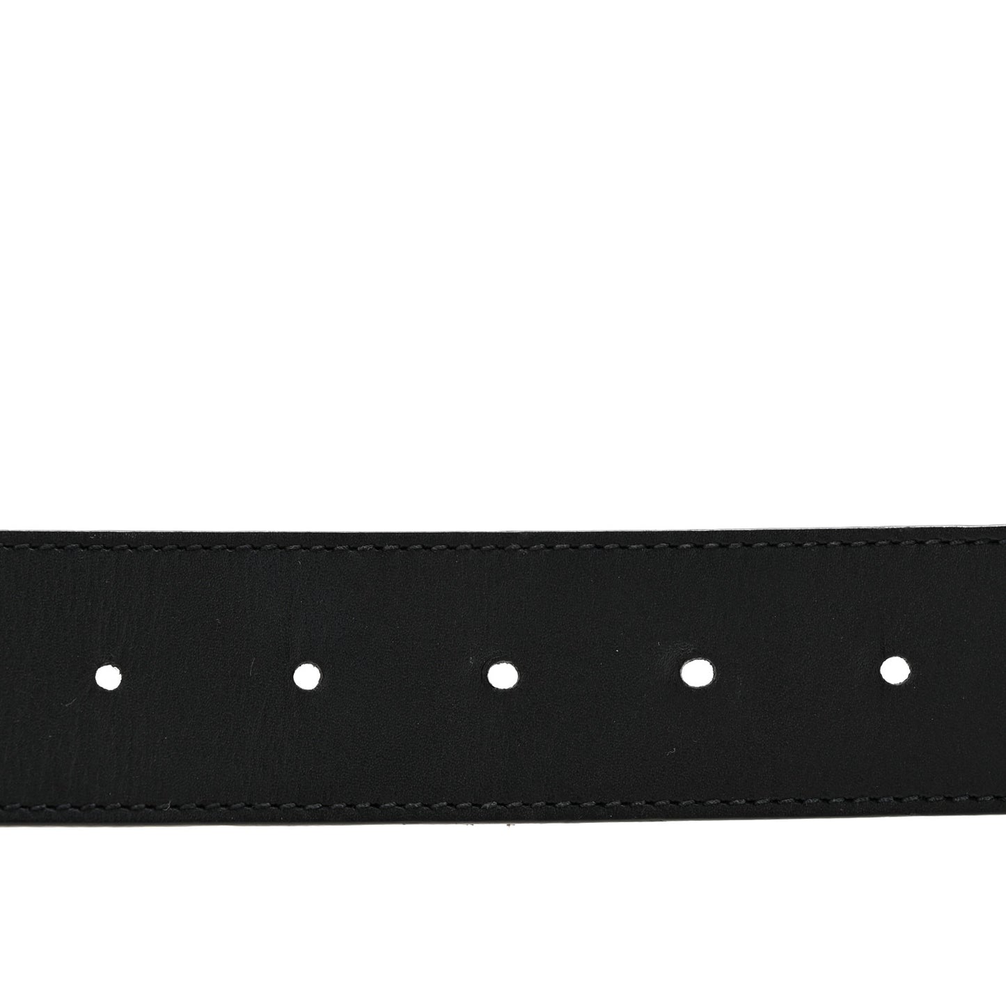 GG Supreme Monogram Selleria Calfskin Interlocking G Reversible 37mm Belt 90 36 Beige Ebony Black