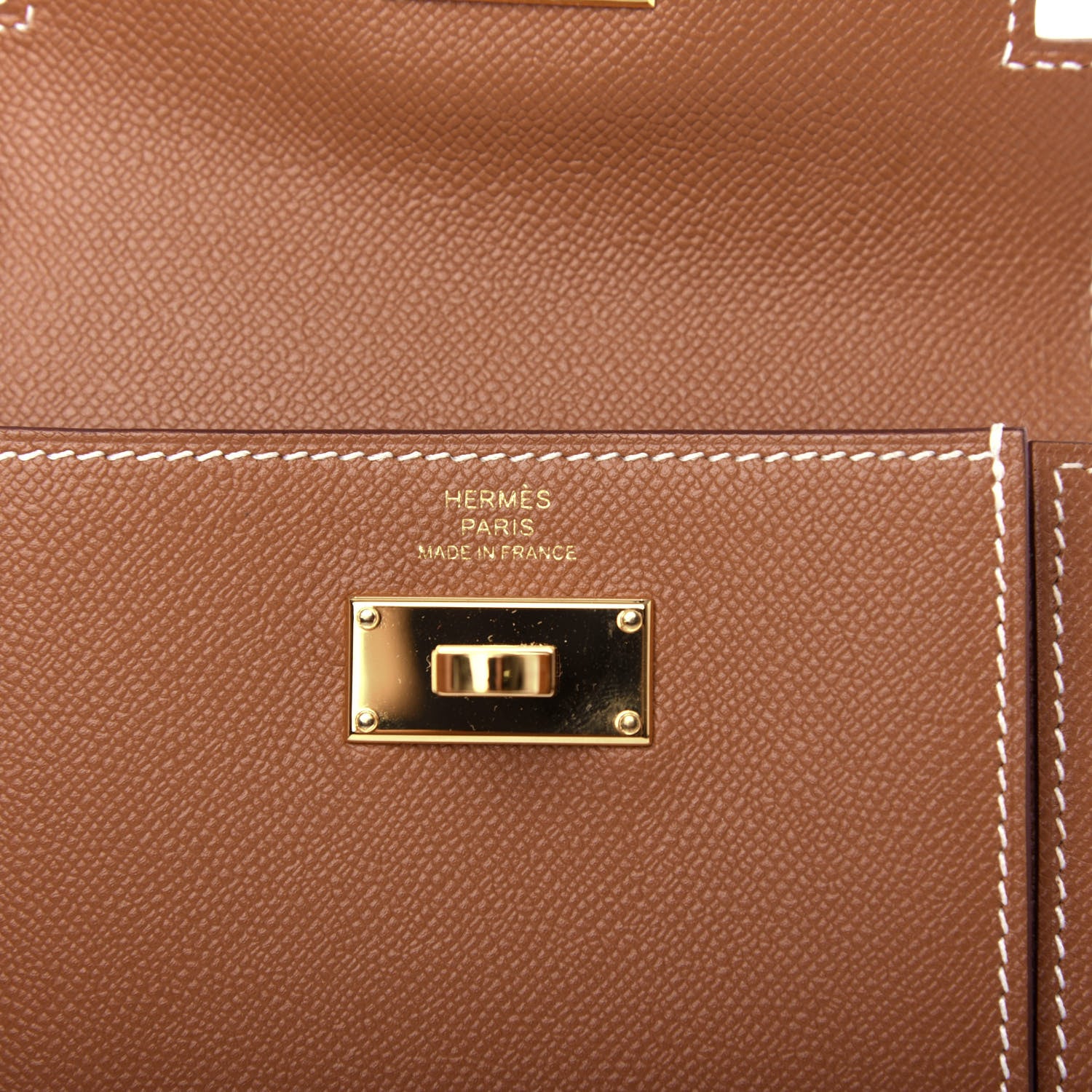 Hermes Epsom Kelly Pocket Compact Wallet Gold 6 of 7