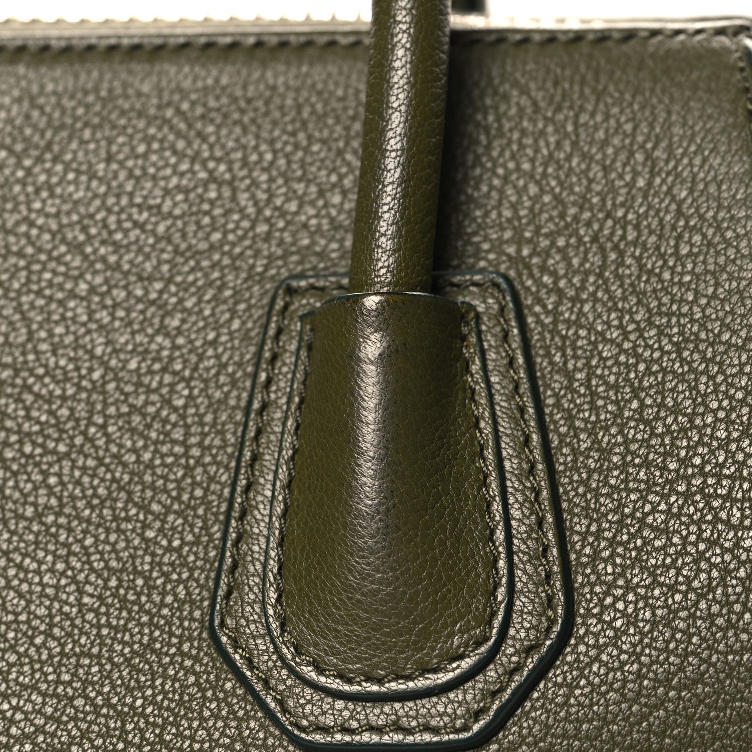 Givenchy Sugar Goatskin Small Antigona Dark Khaki 10 of 10