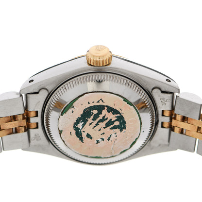 Rolex Stainless Steel 18K Yellow Gold 26mm Oyster Perpetual Datejust Watch Champagne 69173 4 of 7