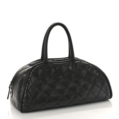 Chanel Caviar Quilted Small Bowler Black 3 of 11