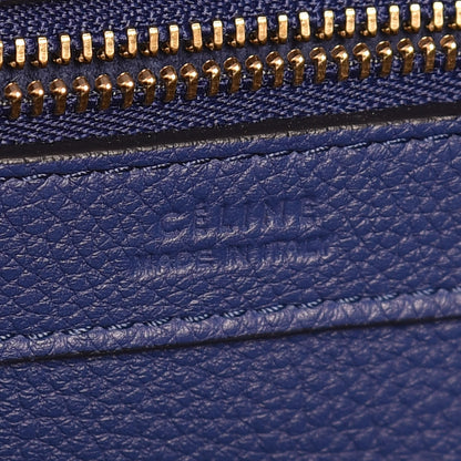 Celine Soft Grained Calfskin Medium Belt Cabas Phantom Indigo 6 of 7