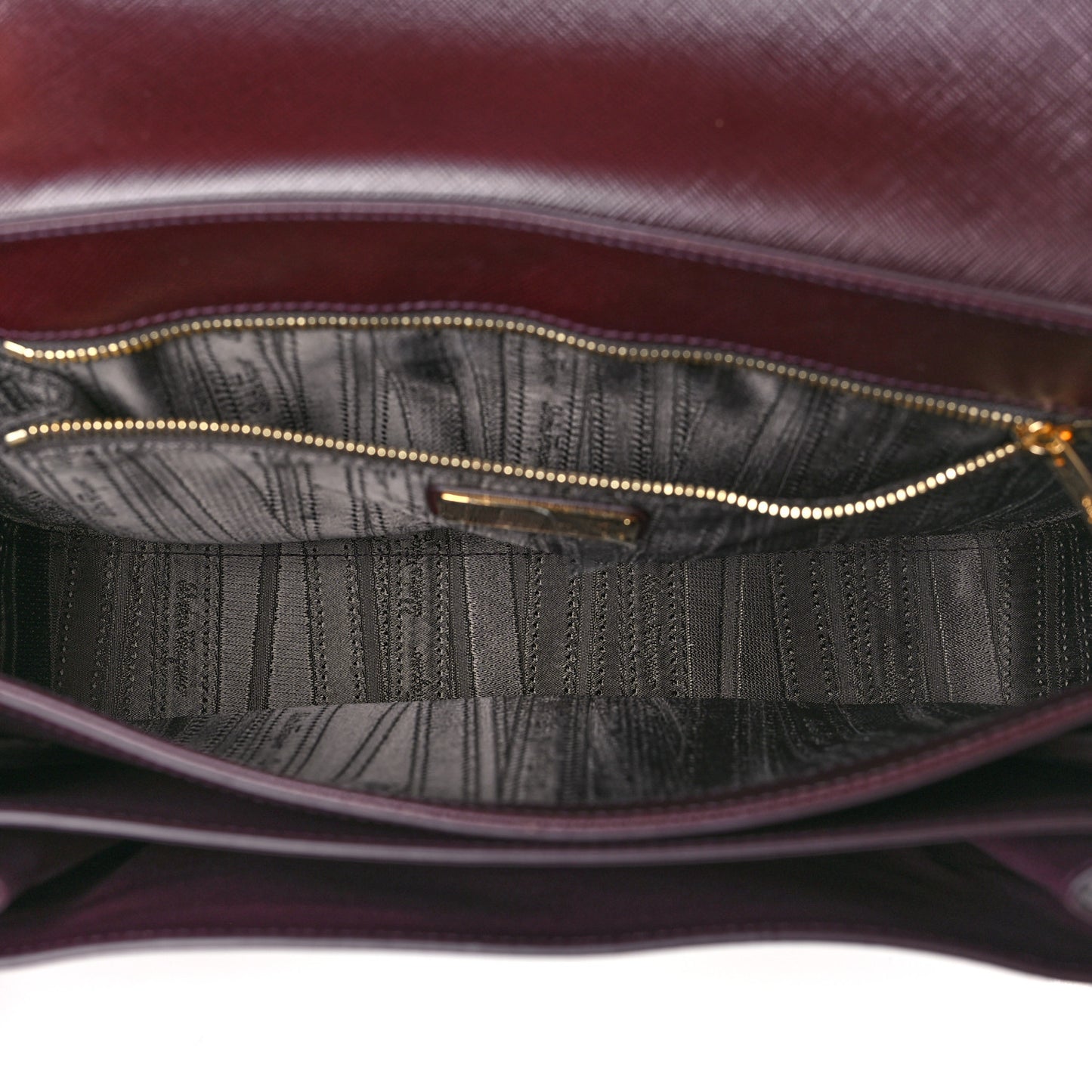 Saffiano Sandrine Shoulder Bag Rouge Black