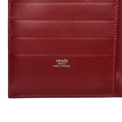 Hermes Box MC2 Fleming Checkbook Holder Wallet Rouge H 6 of 9