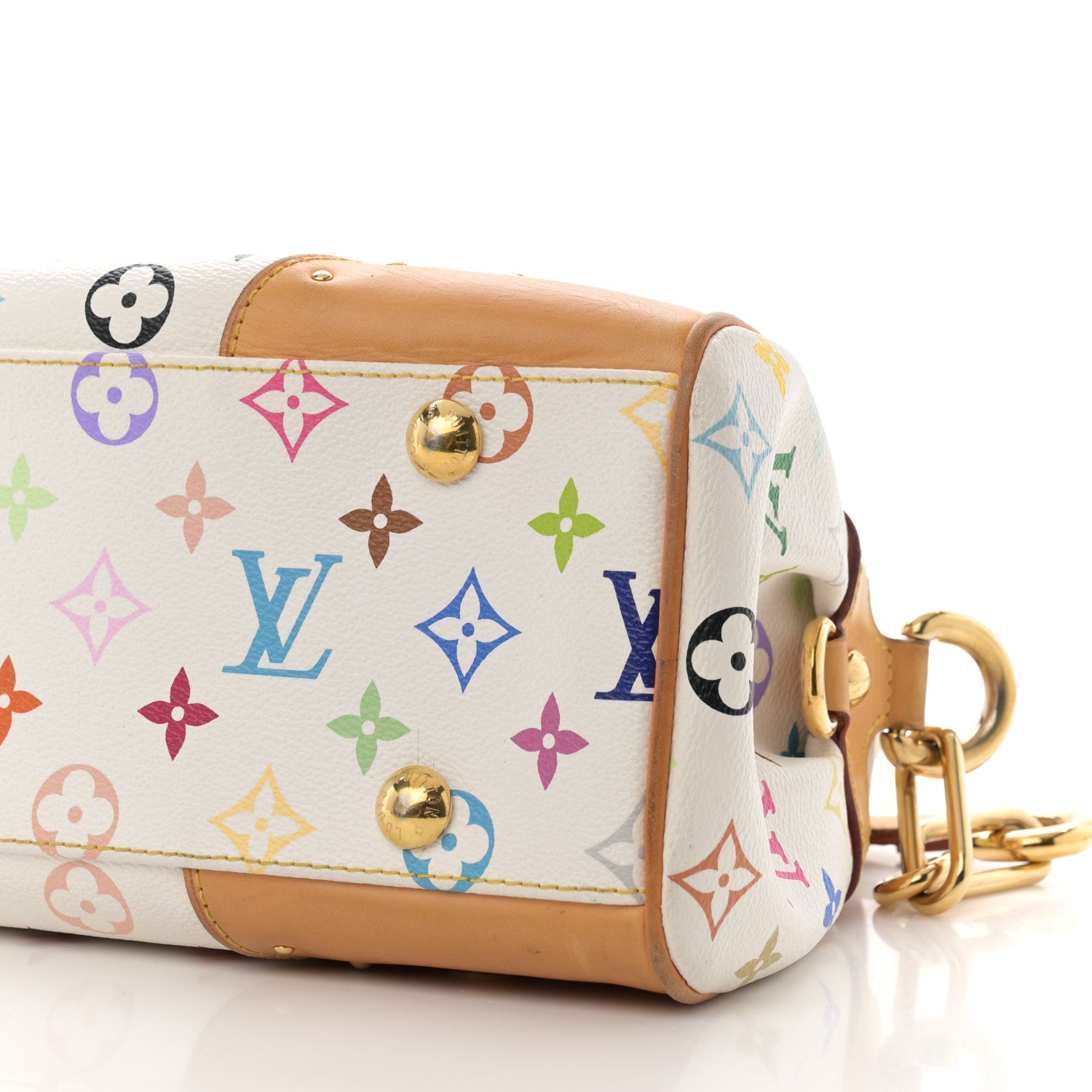 Louis Vuitton Monogram Multicolor Beverly MM White 10 of 15