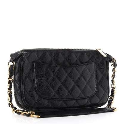 Chanel Caviar Quilted Timeless CC Shoulder Bag Black 3 of 14
