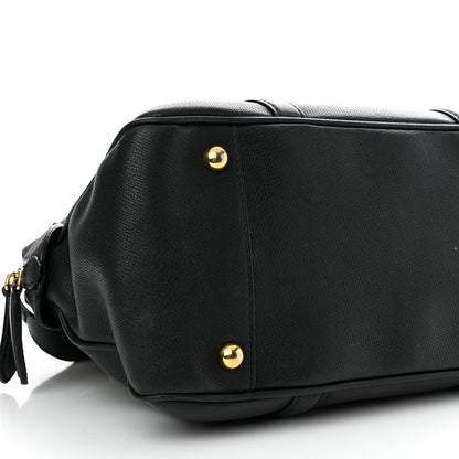 Burberry Derby Calfskin Medium Milverton Satchel Black 8 of 15