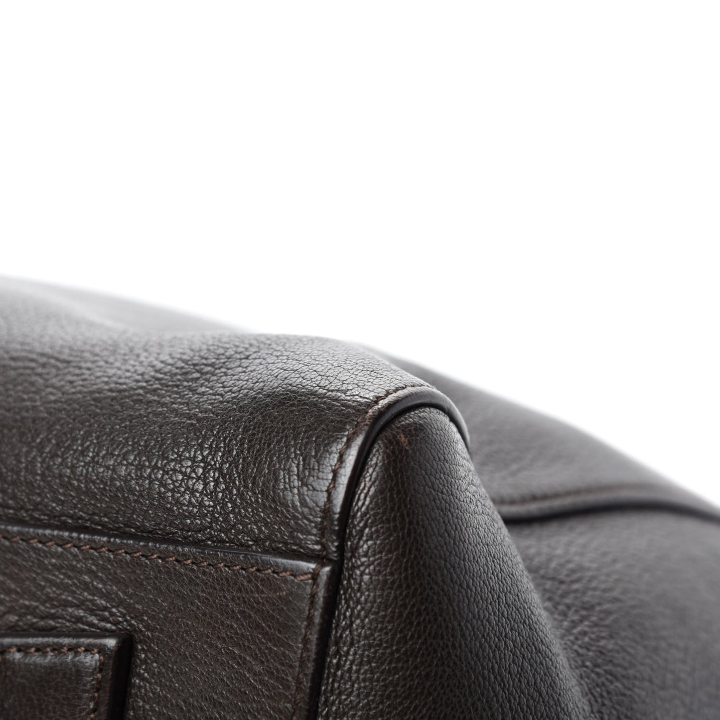 Sugar Goatskin Medium Antigona Dark Brown