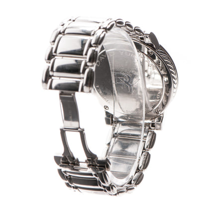 David Yurman Stainless Steel Diamond Bezel Mother of Pearl 38mm Classic Quartz Watch 6 of 9