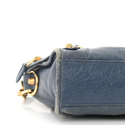 Balenciaga Agneau Giant 12 Gold Hardware Mini City Bleu Persan 9 of 17