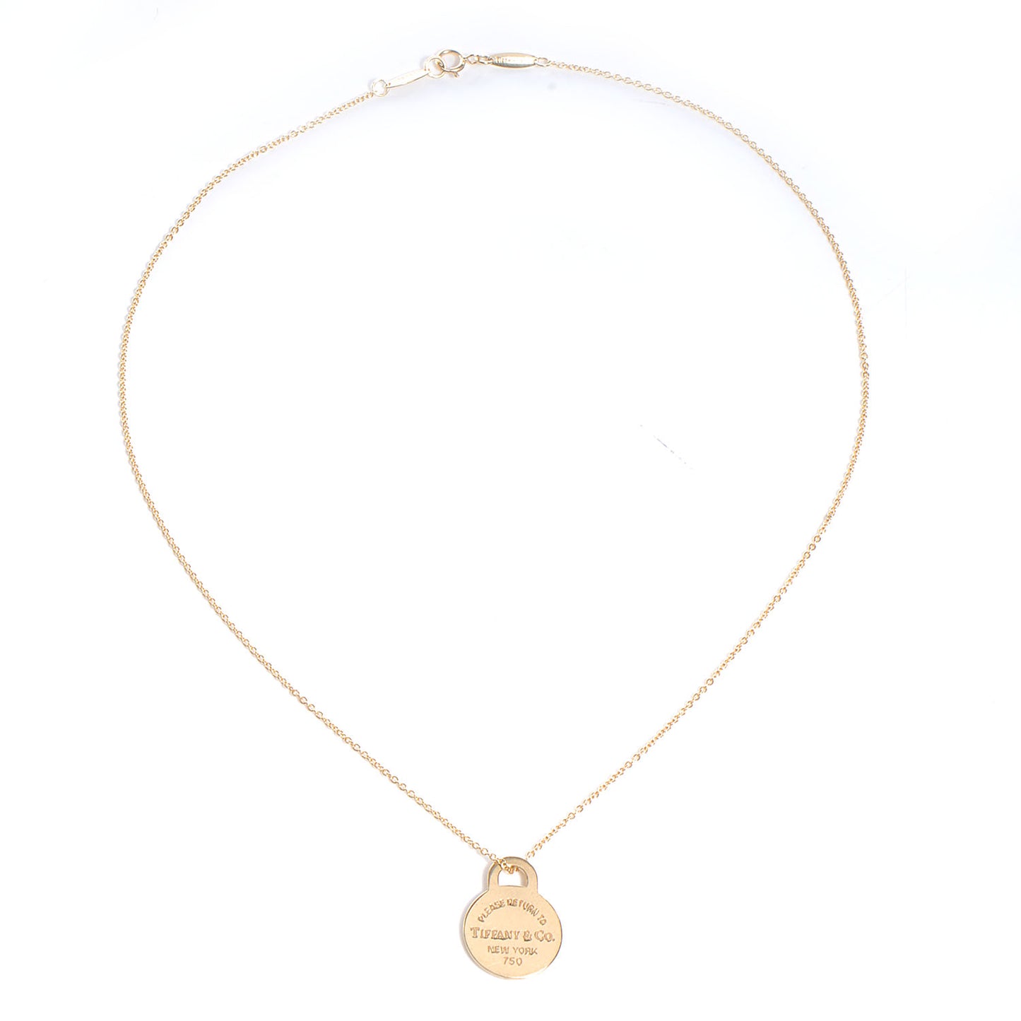 Elsa Peretti 18k Yellow Gold Return to Necklace