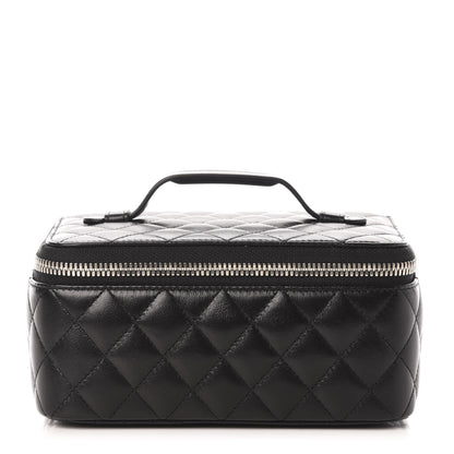 Chanel Calfskin Quilted Jewelry Case Black 1 of 11