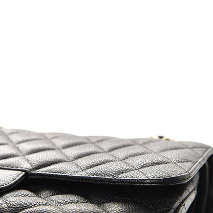 Chanel Caviar Quilted Jumbo Double Flap Black 14 of 18