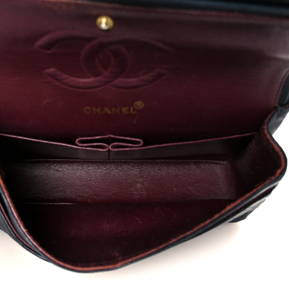 Chanel Lambskin Quilted Medium Double Flap Black 5 of 12