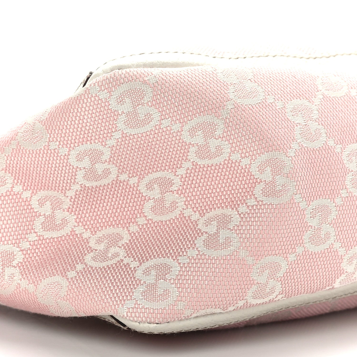 Gucci Monogram D Ring Abbey Pochette Pink White 8 of 10