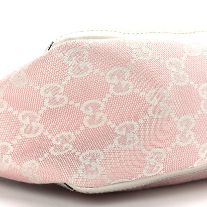 Gucci Monogram D Ring Abbey Pochette Pink White 8 of 10