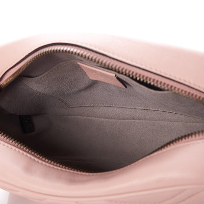 Gucci Calfskin Matelasse Small GG Marmont Chain Shoulder Bag Perfect Pink 5 of 8