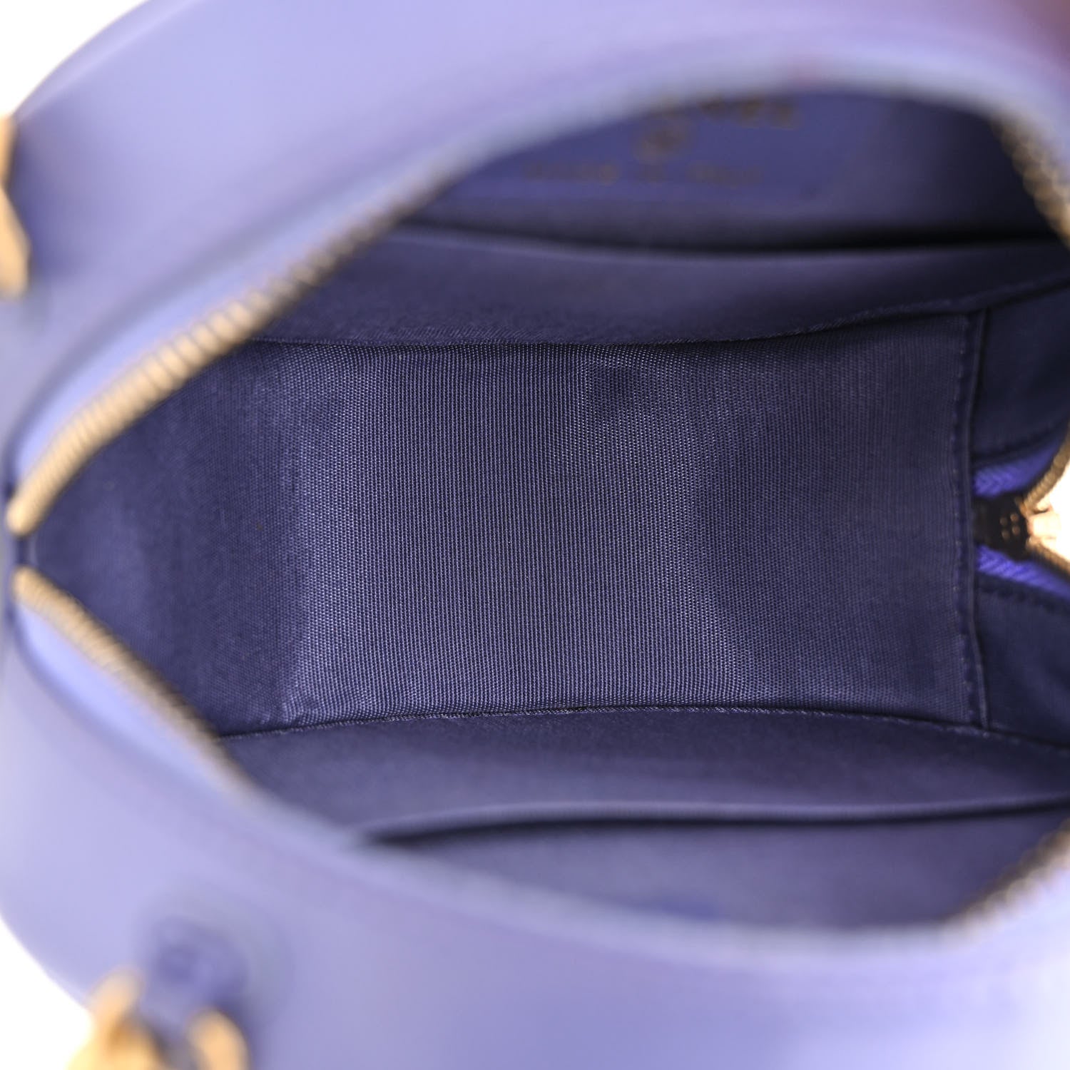 Chanel Lambskin Quilted Chanel 19 Round Clutch With Chain Purple 5 of 11