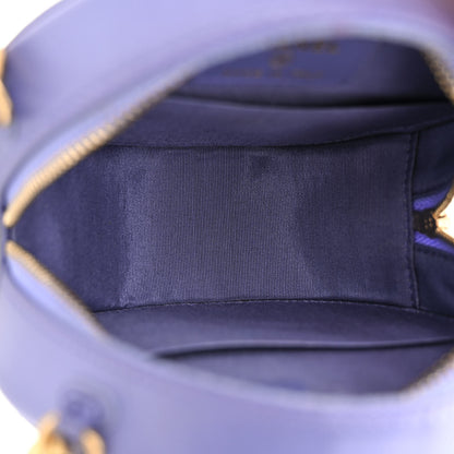 Chanel Lambskin Quilted Chanel 19 Round Clutch With Chain Purple 5 of 11