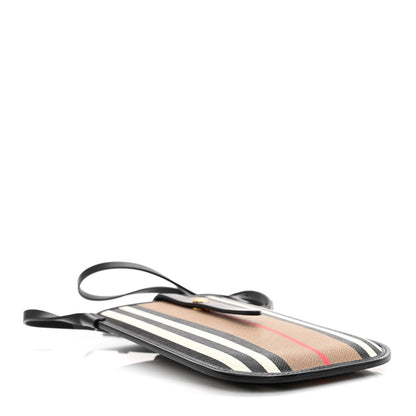 Burberry E-Canvas Calfskin Icon Stripe Anne Phone Case With Strap Archive Beige 4 of 11
