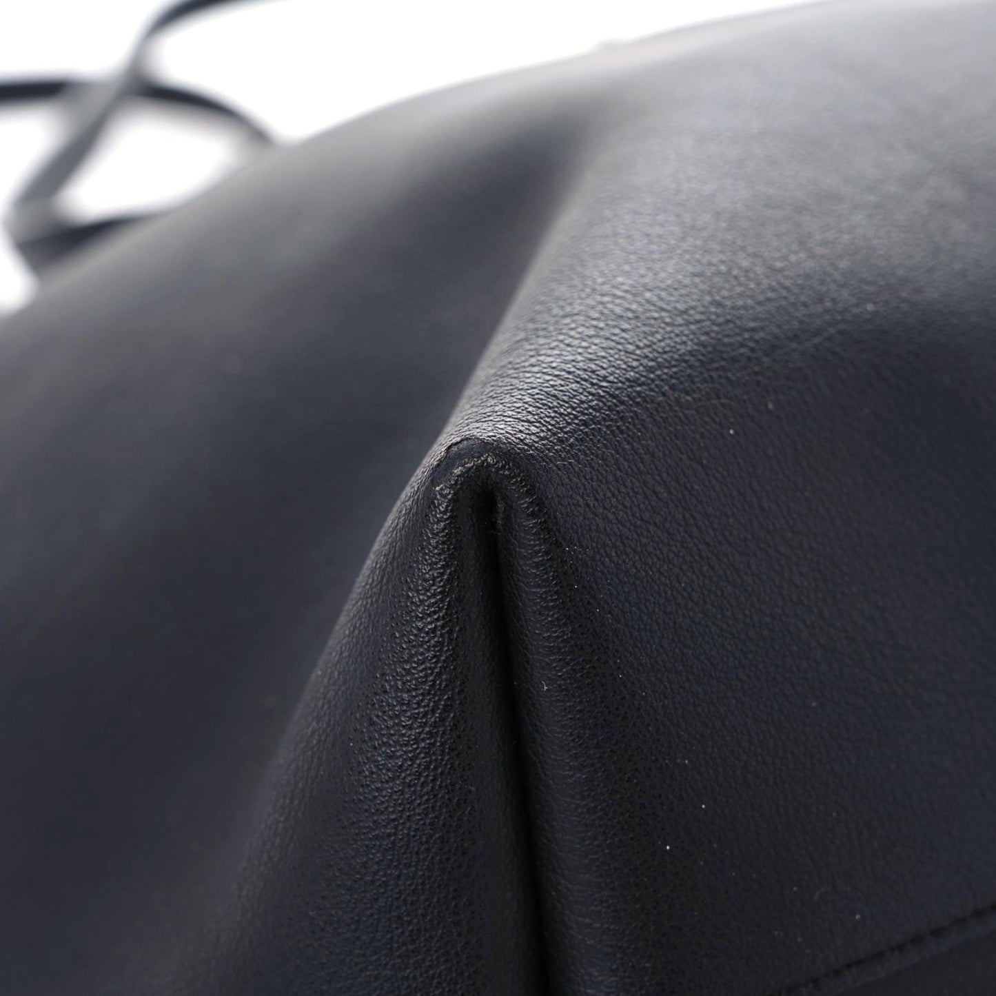 Calfskin Large Shopping Tote Black