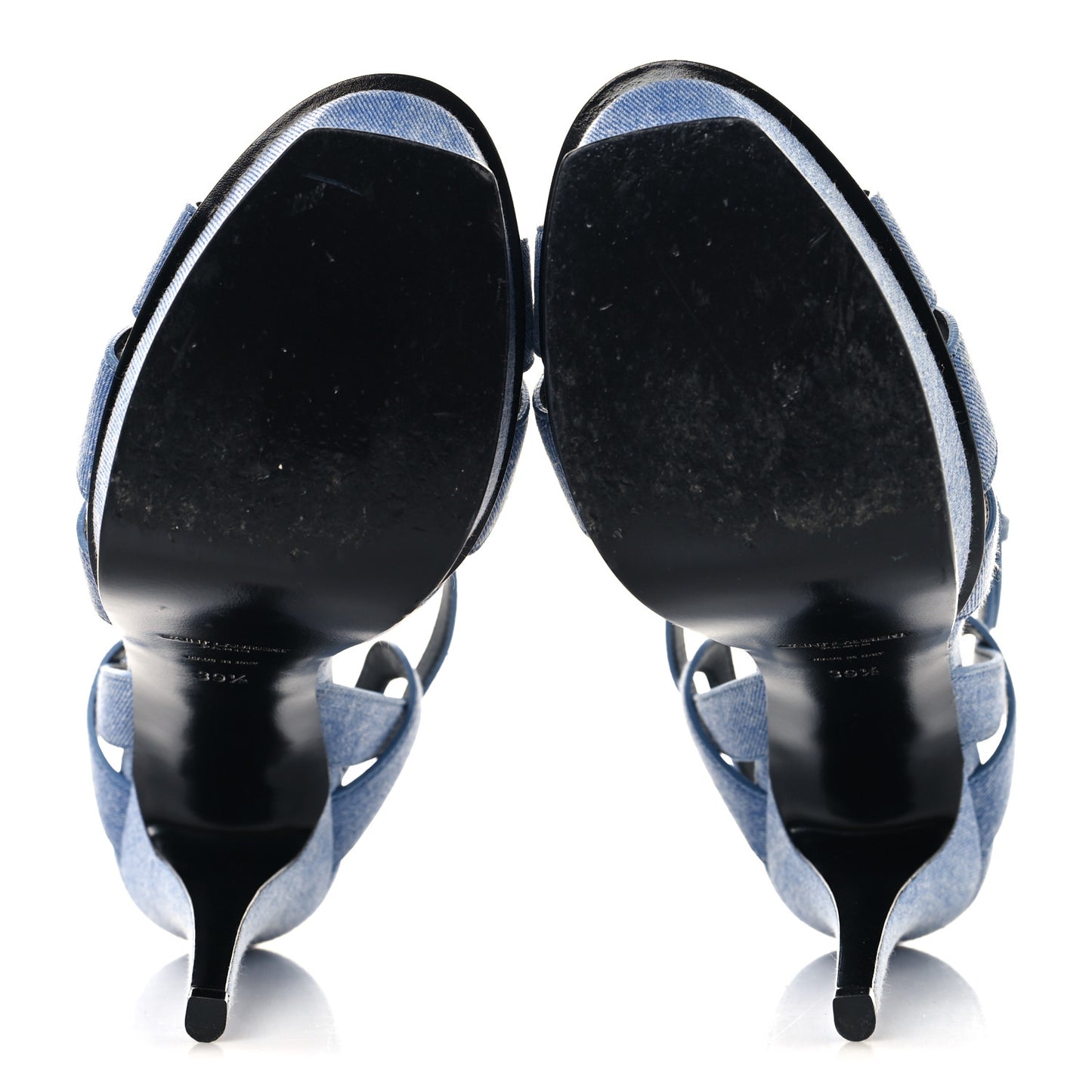 Denim Tribute 105 Platform Sandals 39.5 Blue