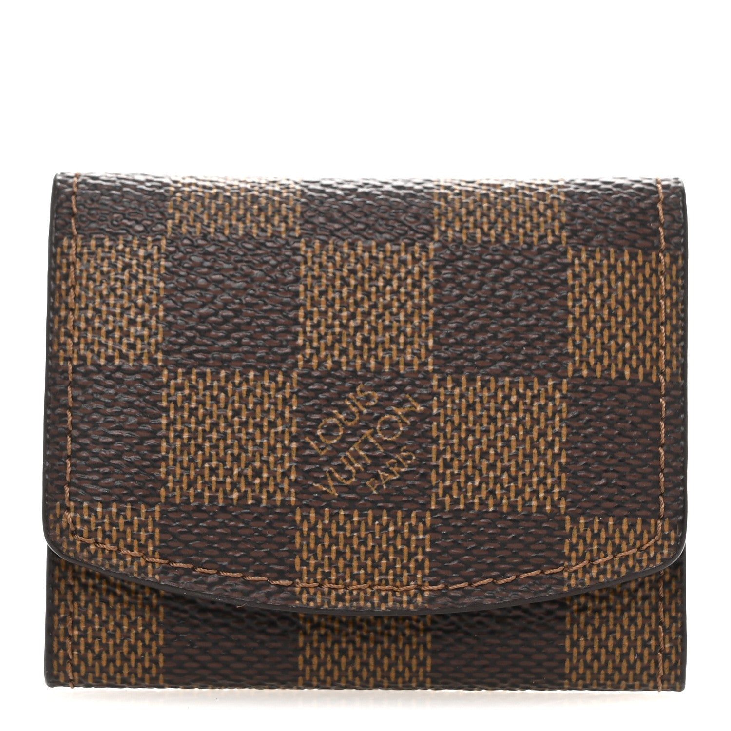 Louis Vuitton Damier Ebene Cufflinks Case 1 of 7