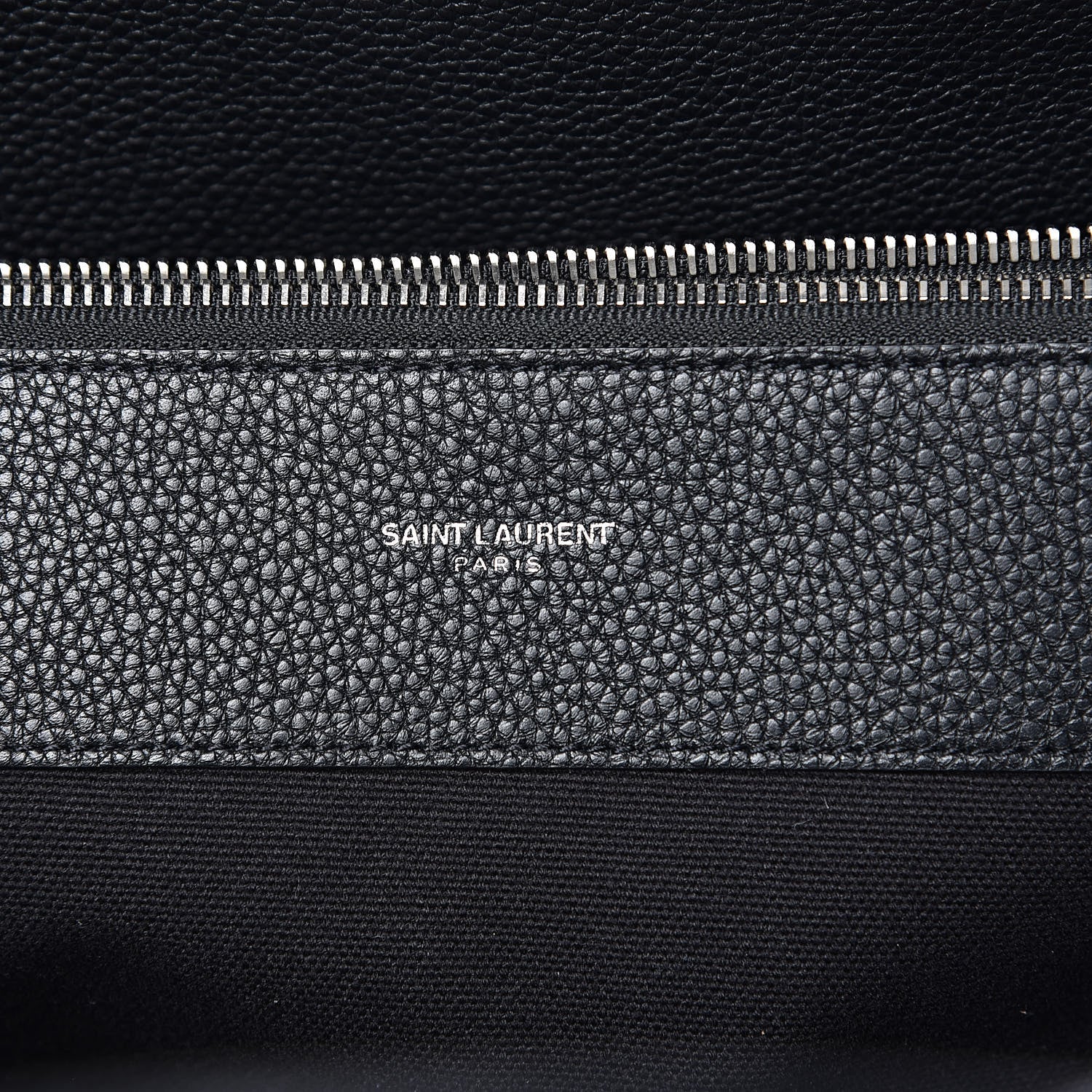 Saint Laurent Grained Calfskin Large Souple Sac De Jour Black 7 of 12