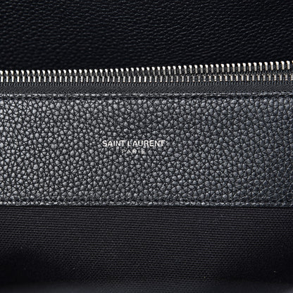 Saint Laurent Grained Calfskin Large Souple Sac De Jour Black 7 of 12
