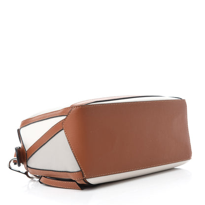 Loewe Calfskin Small Graphic Puzzle Bag Ghost Soft White 4 of 9